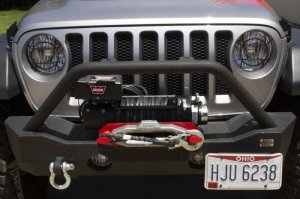Jeep Wrangler Headlight Guard - Fishbone Offroad - Aluminum - Black - `18-`27
